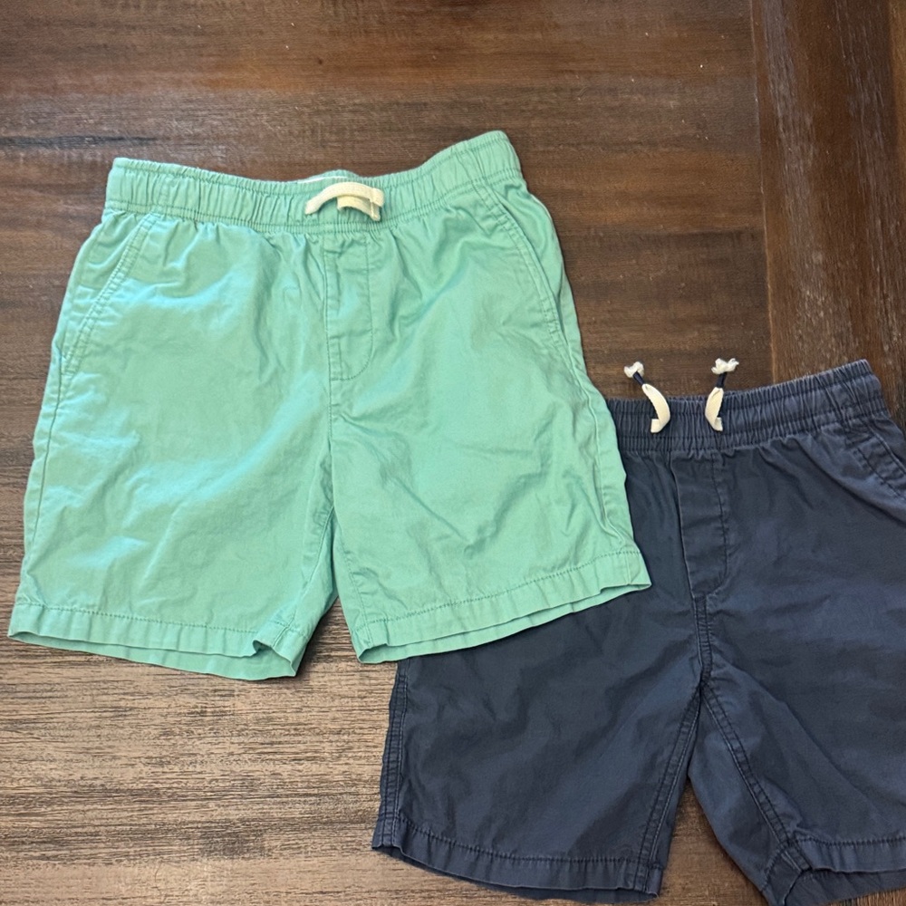 GAP Kids Pull-On Shorts in Mint Green and Navy